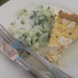 Quiche cu brânză şi harissa, gătită cu pasiune